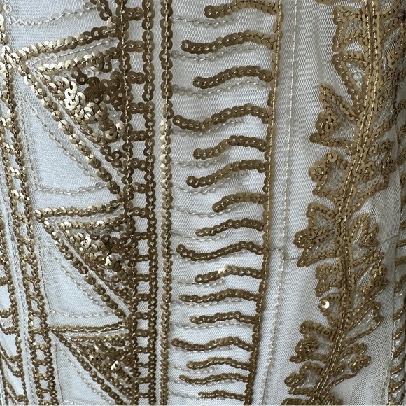Dress the Population Cassandra gold sequin dress Small - Picture 5 of 7